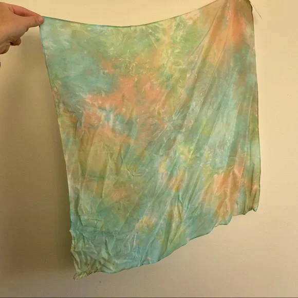 NWT || Madewell || Silk Tie Dye Scarf - Picture 2 of 6